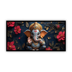 Serene Lord Ganesha Painting | Add Tranquility to Your Home by Creative Decor