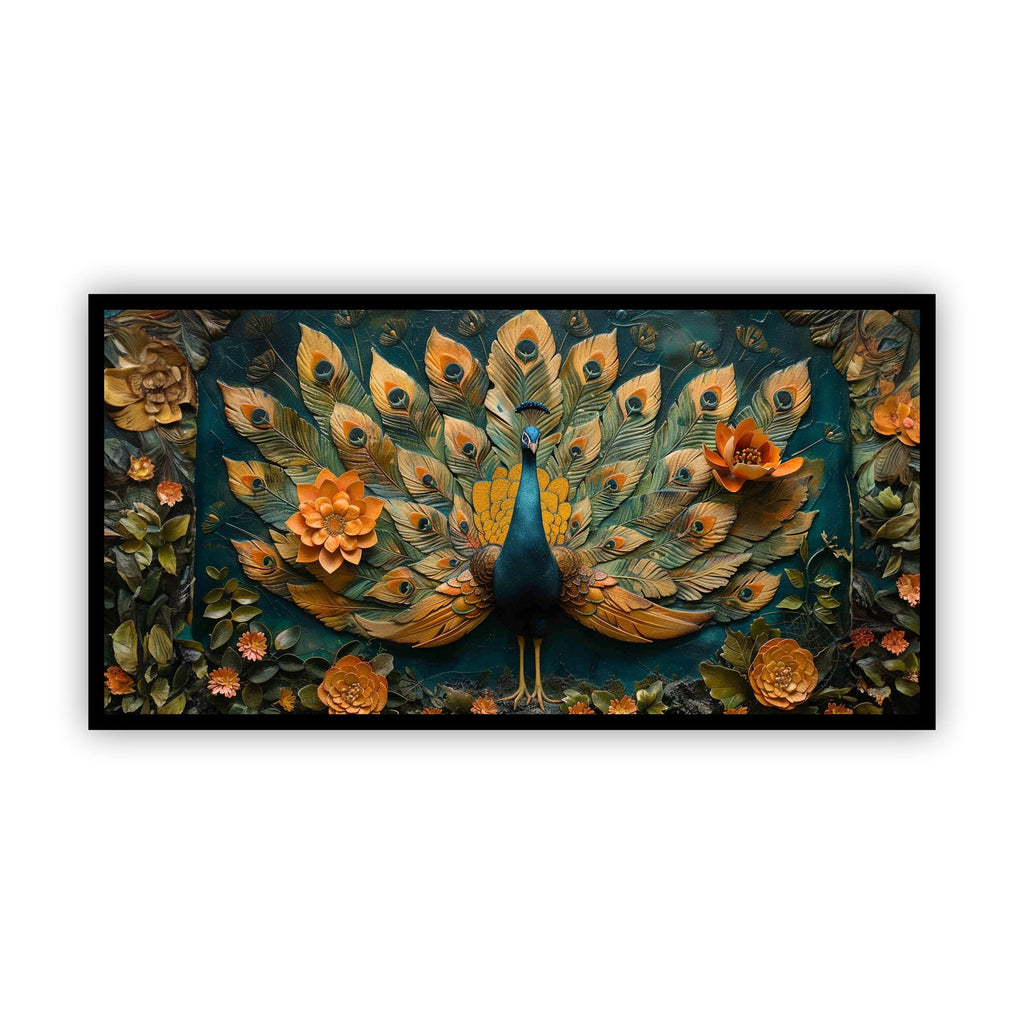 Peacock Wall Art | Premium Spiritual Paintings by Creative Decor