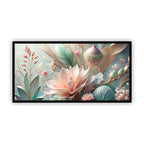 Abstract Flower Wall Painting | Contemporary Floral Canvas Art