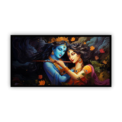 Radha Krishna Tranquil Wall Painting | Elevate Your Interior by Creative Decor