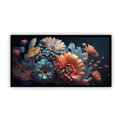 Stunning Floral Art Canvas | Unique Flower Wall Painting for Elegant Home Décor