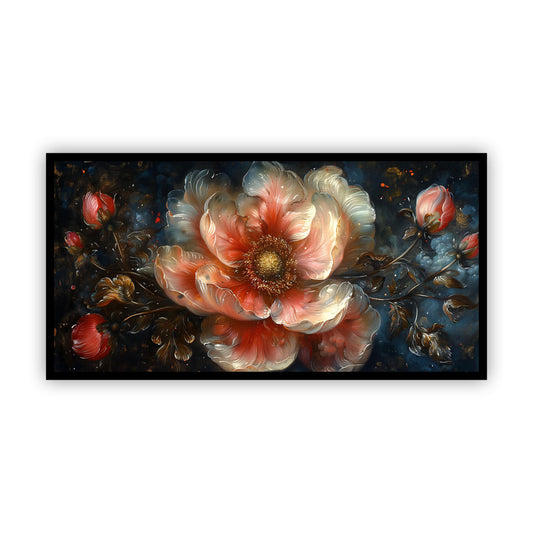 Premium Flower Wall Art | Canvas Painting for Home