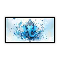 Lord Ganesha Canvas Wall Art | Bring Peace Home with Creative Decor