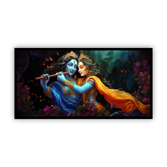 Radha Krishna Art | Spiritual Zen Paintings for Tranquil Interiors