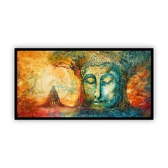 Serenity of Lord Buddha Wall Paintings by Creative Decor