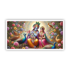 Radha Krishna Spiritual Wall Art | Uplift Your Decor with Creative Decor