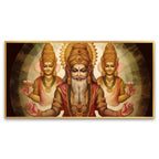 Divine Brahma Wall Painting | Enhance Your Space with Spiritual Art