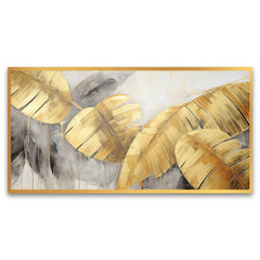 Creative Decor abstract-art-restore-ancient-ways-nostalgia-golden-touch Wall Painting for Living Room, Bedroom, Office.