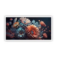 Stunning Floral Art Canvas | Unique Flower Wall Painting for Elegant Home Décor