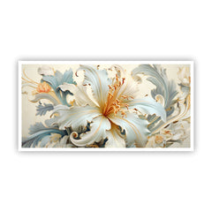 Blooming Flower Wall Painting | Perfect Gift for Art Lovers