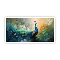 Peacock Wall Painting | Tranquil Home Decor by Creative Decor