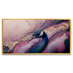 A Dance of Colors | Stunning Peacock Canvas Wall Art for Every Room