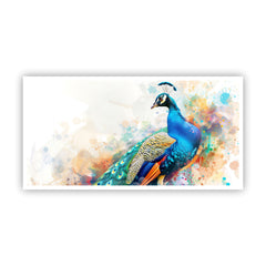 Peacock Wall Painting | Spiritual Decor by Creative Decor