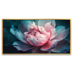 Creative Decor Pink Lotus Pond Wall Art | Serene Zen Decor