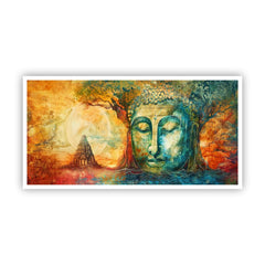 Serenity of Lord Buddha Wall Paintings by Creative Decor