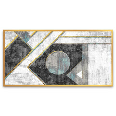 Creative Decor abstract-geometry-illustrations-gold-element-modern-art-fashion-wall Wall Painting for Living Room, Bedroom, Office.