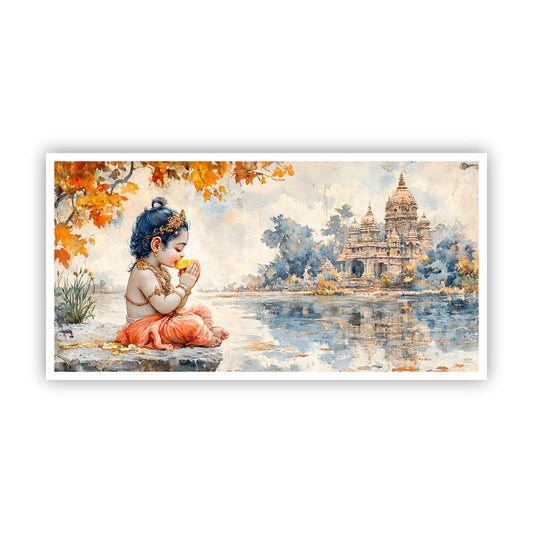 Krishna Wall Paintings by Creative Decor