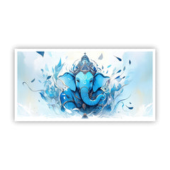 Lord Ganesha Canvas Wall Art | Bring Peace Home with Creative Decor