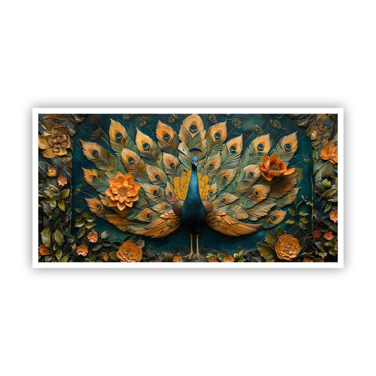 Peacock Wall Art | Premium Spiritual Paintings by Creative Decor