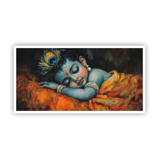 Radha Krishna Wall Painting | Spiritual Decor by Creative Decor