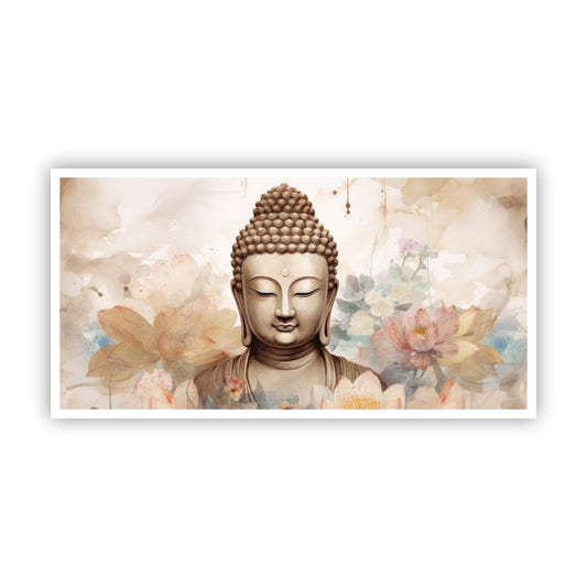 Zen-Inspired Gautam Buddha Painting | Spiritual Decor by Creative Decor