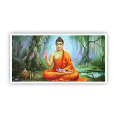 Serenity of Lord Buddha Wall Paintings by Creative Decor