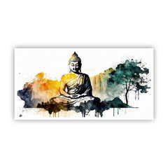 Gautam Buddha Wall Painting | Spiritual Decor by Creative Decor