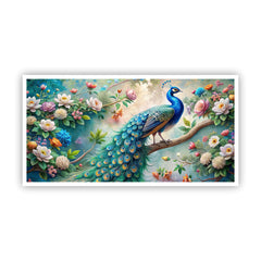 Creative Decor Peacock Painting | Enhance Your Space with Zen Serenity