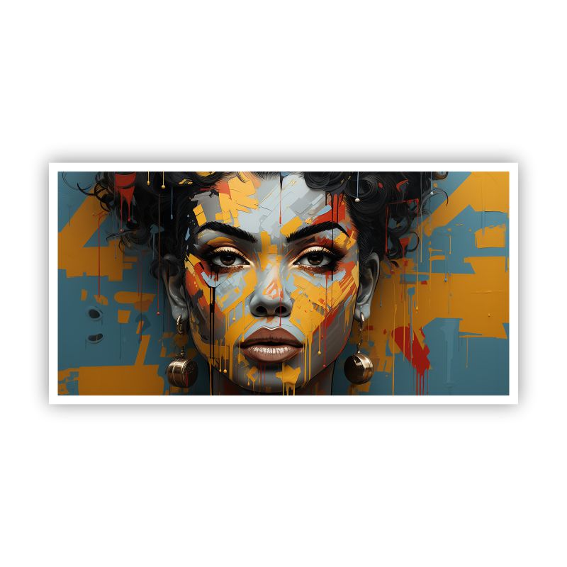 Abstract Figures in Motion: Wall Paintings by Creative Decor