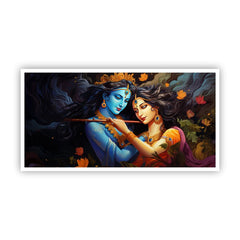 Radha Krishna Tranquil Wall Painting | Elevate Your Interior by Creative Decor