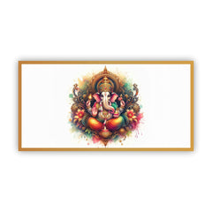 Lord Ganesha Spiritual Wall Painting | Perfect Home Decor by Creative Decor