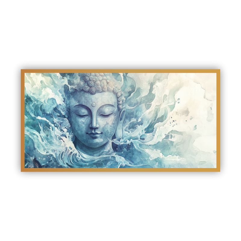 Serenity of Lord Buddha Wall Paintings by Creative Decor