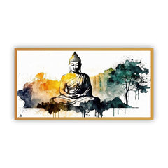 Gautam Buddha Wall Painting | Spiritual Decor by Creative Decor