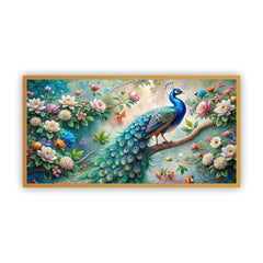 Creative Decor Peacock Painting | Enhance Your Space with Zen Serenity