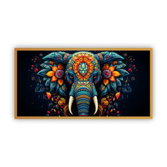 Beautiful Elephant In Abstract