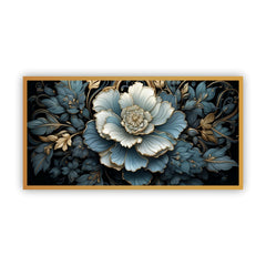 Elegant Flower Wall Painting for Home Décor | Beautiful Floral Canvas Art for Living Room & Bedroom Walls