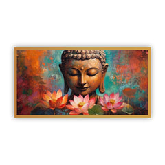 Creative Decor Buddha Wall Painting | Perfect for Meditation Spaces