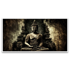 Creative Decor buddha-statue Canvas Wall Painting for Living Room, Bedroom, Office.