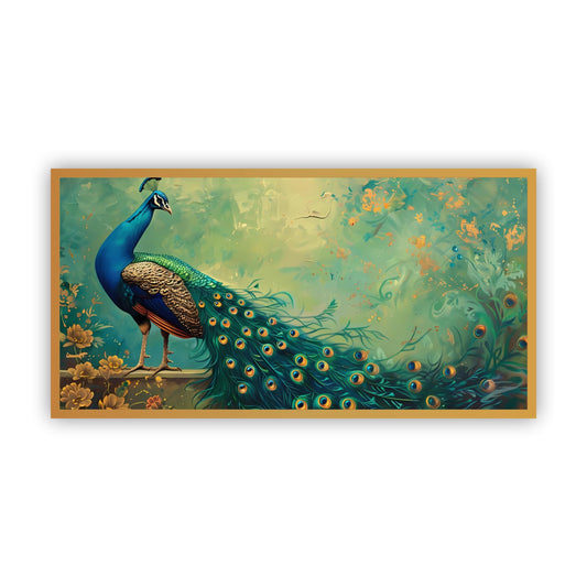 Peacock Spiritual Wall Art | Uplift Your Decor with Creative Decor