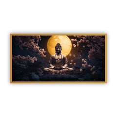 Serenity of Lord Buddha Wall Paintings by Creative Decor