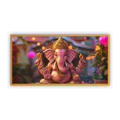 Lord Ganesha Tranquil Wall Painting | Elevate Your Interior by Creative Decor