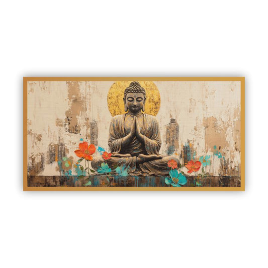 A Calming Gautam Buddha Painting to Enhance Your Living Space | The Art of Zen