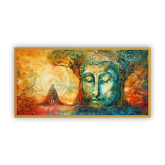 Serenity of Lord Buddha Wall Paintings by Creative Decor