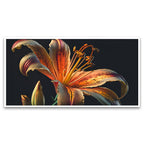 Creative Decor | Lily Flower Canvas | Wall Painting for Living Room, Bedroom, and Office.