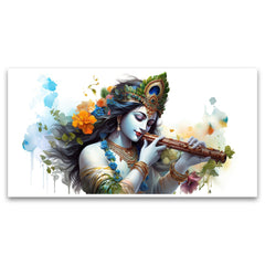 Enchanting Krishna | Beautiful Canvas Wall Painting for Every Room