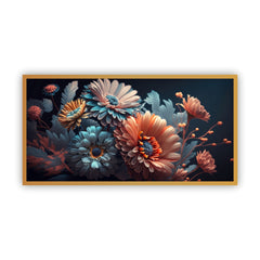 Stunning Floral Art Canvas | Unique Flower Wall Painting for Elegant Home Décor