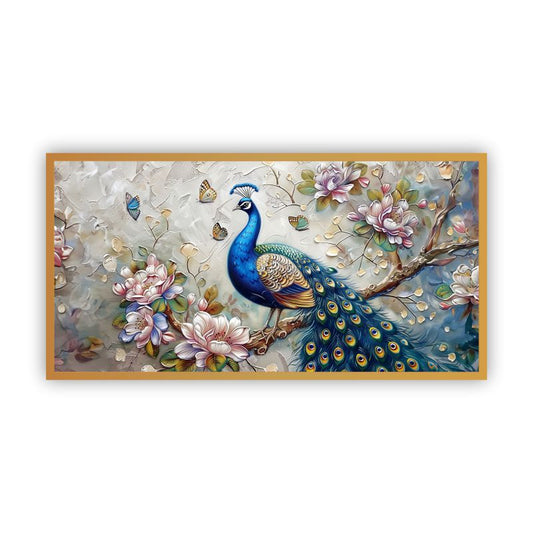 Peacock paintings