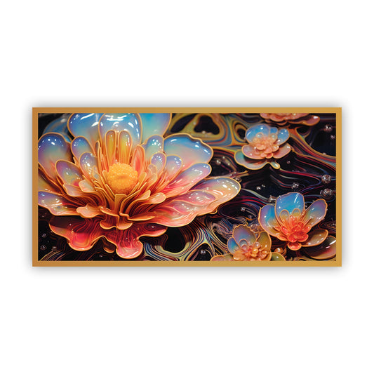 Nature-Inspired Flower Wall Art | Elegant Canvas