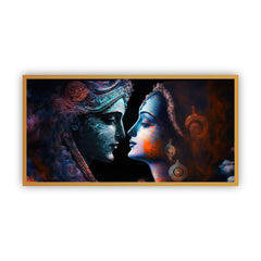 Radha Krishna Spiritual Wall Painting | Perfect Home Decor by Creative Decor