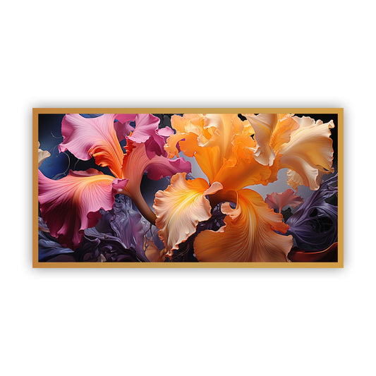 Elegant Flower Wall Painting for Home Décor | Floral Canvas Art for Living Room, Bedroom, or Office